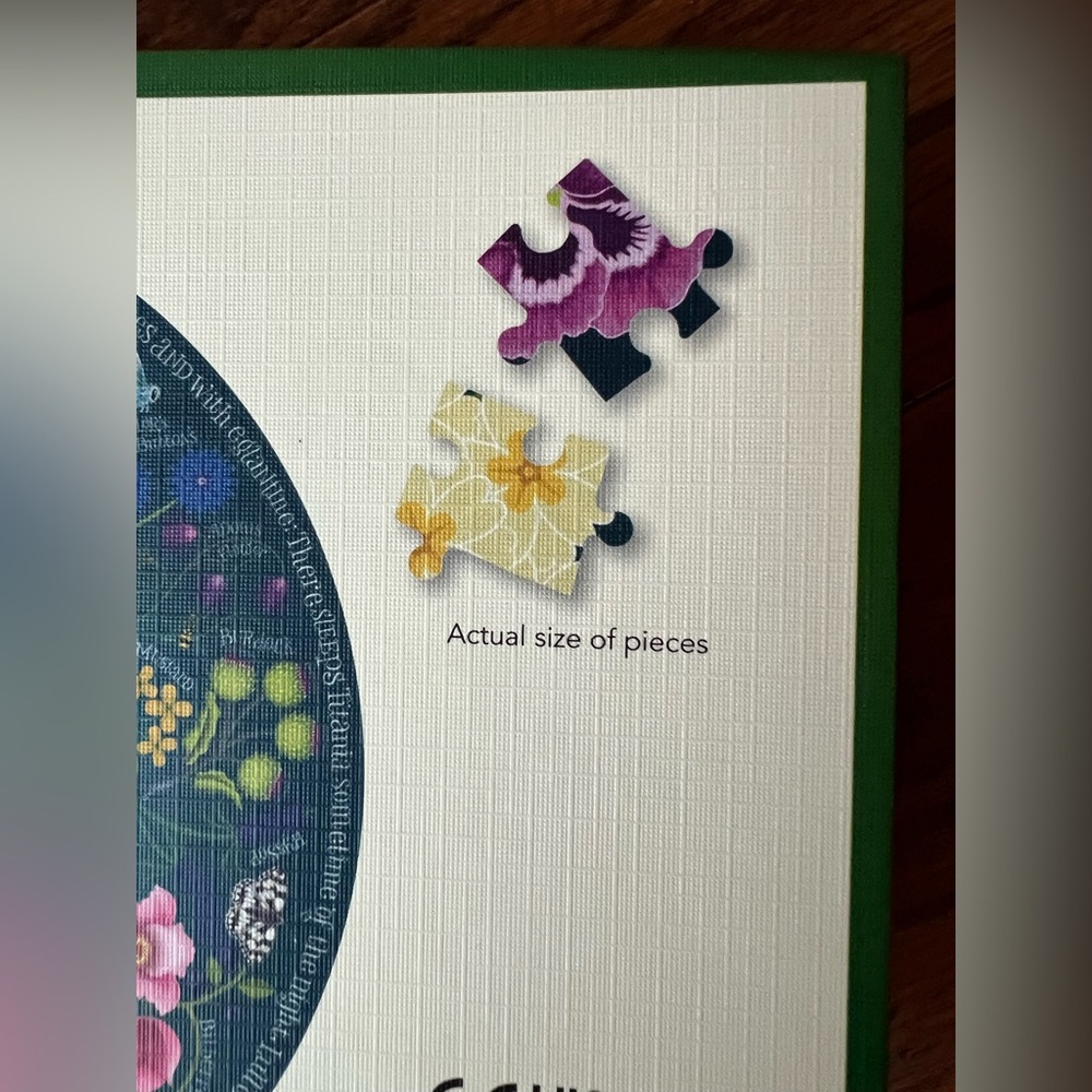 Shakespeare's Flowers: A 1000 Piece Jigsaw Puzzle - Picture 11 of 14